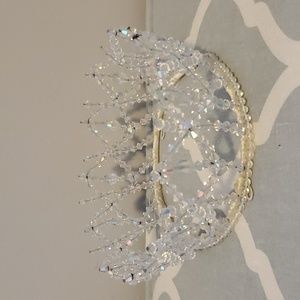 Vintage Crystal Crown Wedding Headpiece
